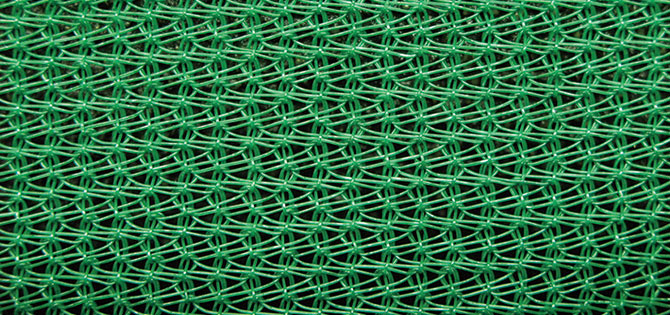 green nets were produced by green net manufacturing machine for golf driving sproting range
